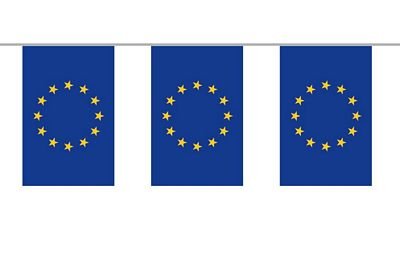 Fahnenkette Europa 6 m Fahne Flagge Flaggenkette von FahnenMax