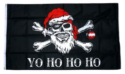 Flagge / Fahne Pirat - Weihnachten Yo Ho 90 x 150 cm von FahnenMax