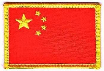 Flaggen Aufnäher Patch China Fahne Flagge NEU von FahnenMax