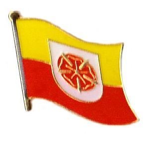 Flaggen Pin Lippe Rose Detmold Fahne Flagge Anstecknadel von FahnenMax