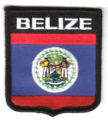 Wappen Aufnäher Patch Belize Flagge Fahne NEU von FahnenMax