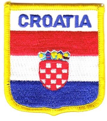 Wappen Aufnäher Patch Kroatien Flagge Fahne NEU von FahnenMax