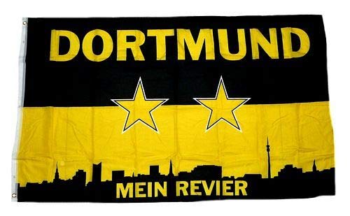 Fahne/Flagge Dortmund Mein Revier 150 x 250 cm von FahnenMax