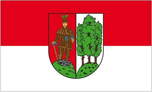 Fahne/Flagge Oelsnitz Erzgebirge 90 x 150 cm von FahnenMax