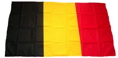 Fahne/Stockflagge Belgien 30 x 45 cm Flagge von FahnenMax