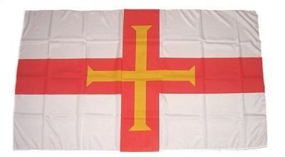 Fahne/Stockflagge Guernsey 30 x 45 cm Flagge von FahnenMax