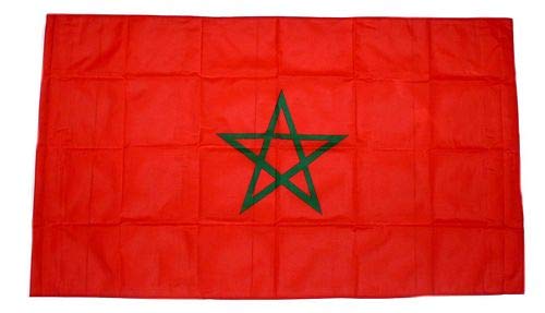 Fahne/Stockflagge Marokko 30 x 45 cm Flagge von FahnenMax