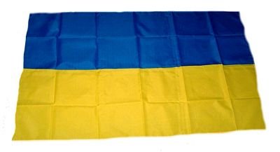 Fahne/Stockflagge Ukraine 30 x 45 cm Flagge von FahnenMax