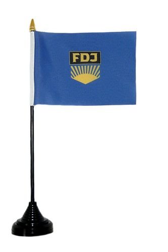 Fahne/Tischflagge DDR FDJ Tischfahne Flagge von FahnenMax