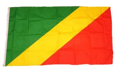 Fahne/Flagge Kongo Brazaville 90 x 150 cm Flaggen von FahnenMax