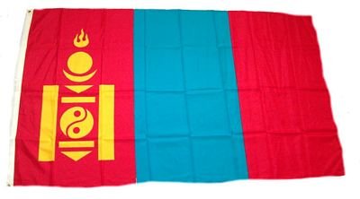 Fahne/Flagge Mongolei 90 x 150 cm Flaggen Fahnen von FahnenMax
