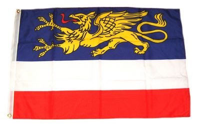 Fahne Stadtflagge Rostock NEU 60 x 90 cm Flaggen Fahnen von FahnenMax