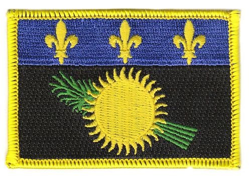 FahnenMax® Flaggen Aufnäher Patch Guadeloupe von FahnenMax