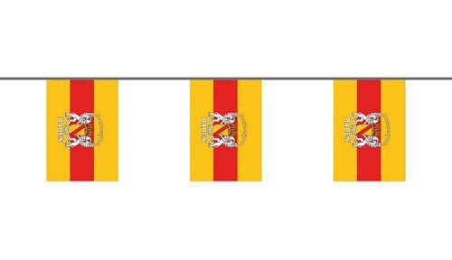 Fahnenkette Großherzogtum Baden Wappen Schrift 6 m Fahne Flagge Flaggenkette von FahnenMax