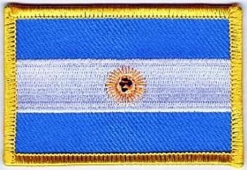 Flaggen Aufnäher Patch Argentinien Fahne Flagge NEU von FahnenMax