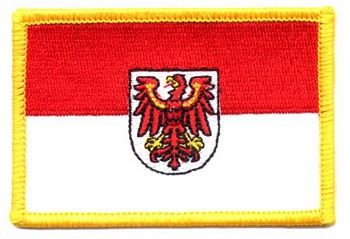 Flaggen Aufnäher Patch Brandenburg Fahne Flagge NEU von FahnenMax