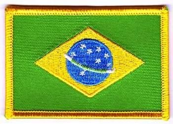 Flaggen Aufnäher Patch Brasilien Fahne Flagge NEU von FahnenMax