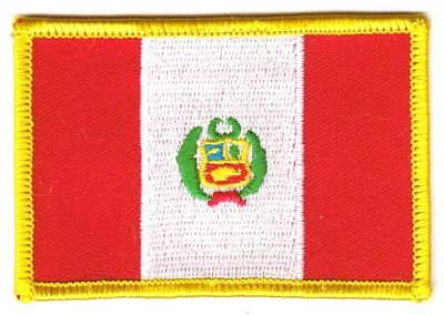 Flaggen Aufnäher Patch Peru Fahne Flagge NEU von FahnenMax
