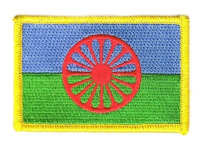 Flaggen Aufnäher Patch Sinti und Roma Fahne Flagge von FahnenMax