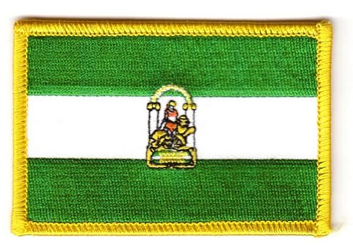 Flaggen Aufnäher Patch Spanien - Andalusien Fahne von FahnenMax