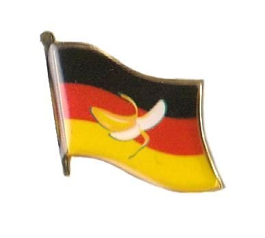Flaggen Pin Bananenrepublik Deutschland Fahne Flagge Anstecknadel von FahnenMax