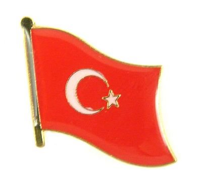 Flaggen Pin Fahne Türkei NEU Pins Anstecknadel von FahnenMax