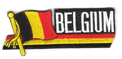 Sidekick Aufnäher Patch Belgien Fahne Flagge NEU von FahnenMax