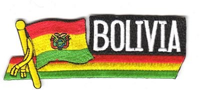 Sidekick Aufnäher Patch Bolivien Fahne Flagge NEU von FahnenMax
