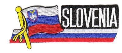 Sidekick Aufnäher Patch Slowenien Fahne Flagge NEU von FahnenMax