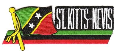 Sidekick Aufnäher Patch St. Kitts & Nevis Fahne Flagge von FahnenMax