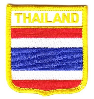 Wappen Aufnäher Patch Thailand Flagge Fahne NEU von FahnenMax