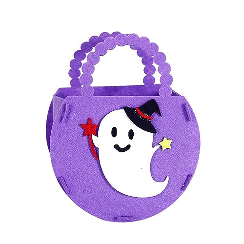Fahoujs Halloween Party Kid Pumpkin Bags Candy Bag Halloween Candy Storage Bucket Portable Gift Baskets Halloween Candy Bag von Fahoujs