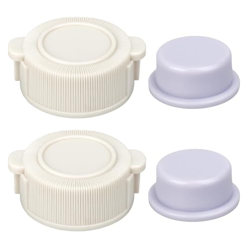 Fahoujs Universals Pool Abflussventile Reparaturkomponente 2 Abdeckung 2 Stecker ABS Konstruktion Für Zuverlässigkeit Ersatz Teil Haltbarkeit Abs Pool Drain Steckstopps von Fahoujs