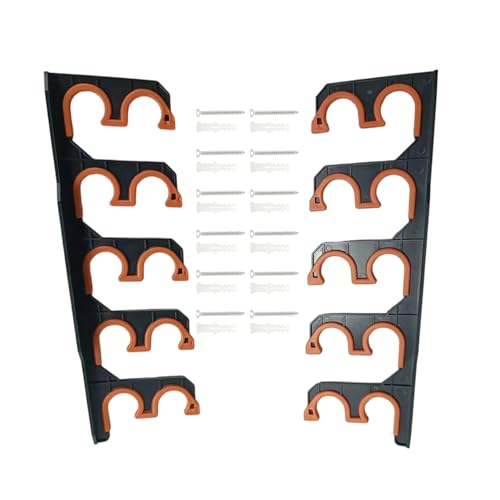 Fahoujs Wand Oder Deckenmontagemontierte Fischereistangen Rackhalter Aufbewahrung Organisatoren Display Ständer Für Garagenkeller ABS Rack Mit Einfacher Installation von Fahoujs