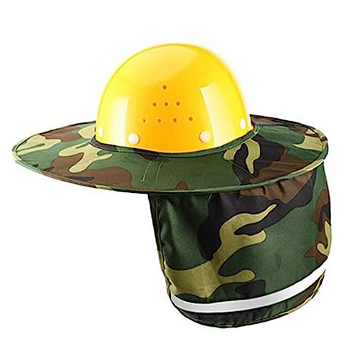 Schutzhüte mit reflektierender, breiter Krempe, schützender Sonnenschutz für Sicherheitshelme, Schutzhelme, Zubehör für Helme von Fahoujs