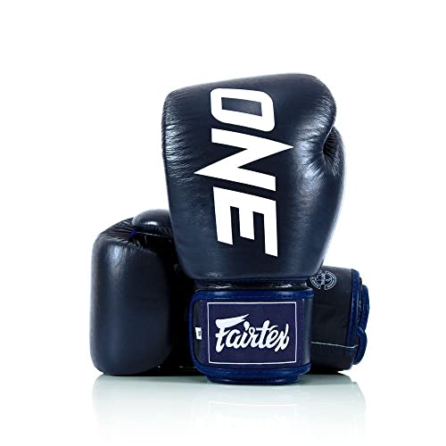 Fairtex BGV1 ONE Muay Thai Boxing Sparring Gloves (Blue, 12 oz) von Fairtex