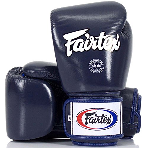 Fairtex Boxhandschuhe, BGV-1, blau, Boxing Gloves MMA Muay Thai Thaiboxen Size 10 Oz von Fairtex