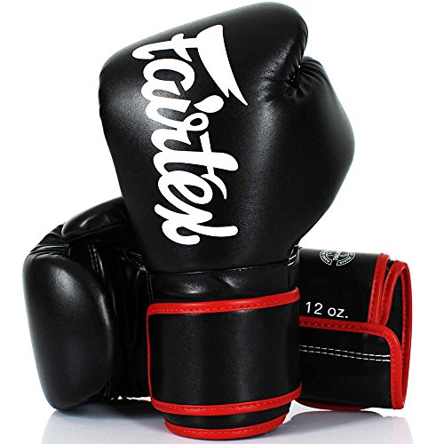 Fairtex Boxhandschuhe, BGV-14, Micro Fiber, schwarz, Boxing Gloves MMA Muay Thai Size 10 Oz von Fairtex