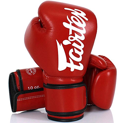 Fairtex Boxhandschuhe, BGV14, rot, Boxing Gloves, Muay Thai, Thaiboxen, MMA Size 14 Oz von Fairtex