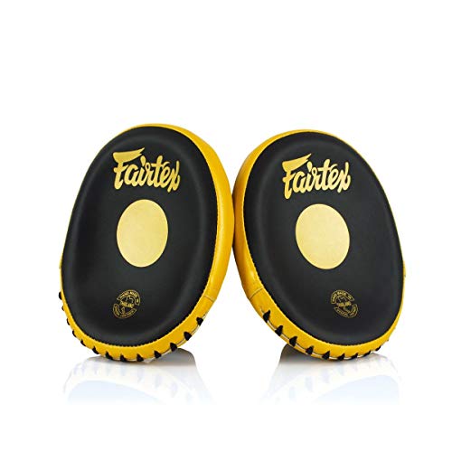 Fairtex FMV15 Boxhandschuhe für Muay Thai-Boxen, 1 Paar, Schwarz/Gold von Fairtex