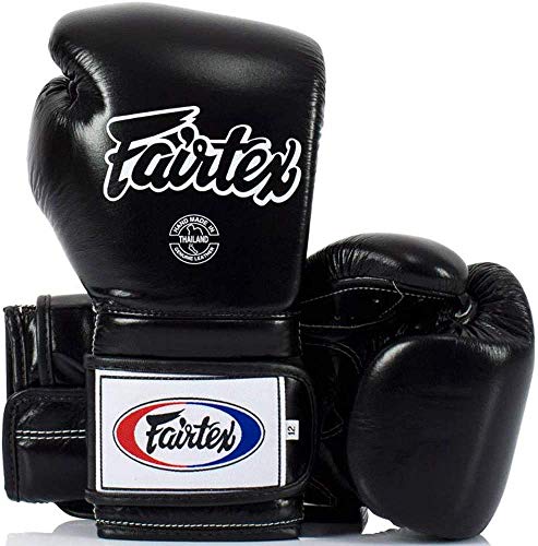 Fairtex Heavy Hitter's Boxhandschuh - Mexican Style (BGV9), schwarz, 12 Unzen von Fairtex