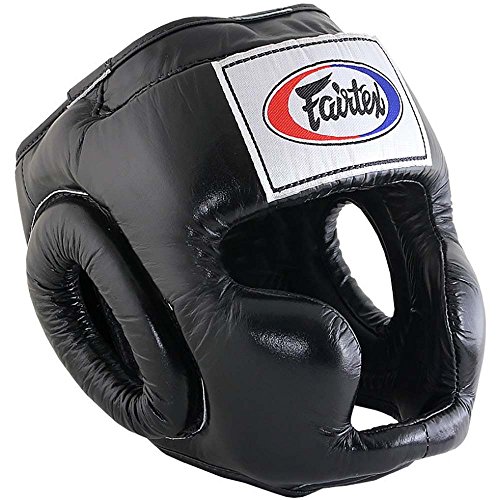 Fairtex Kopfschutz, HG3, schwarz, Head Guard, MMA Muay Thai Protector, Thaiboxen Größe L von Fairtex