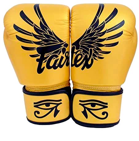 Fairtex Muay Thai Boxhandschuhe BGV1 Falcon Gold, 400 g von Fairtex