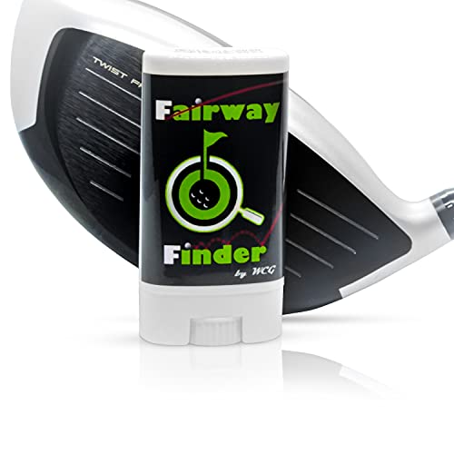 Fairway Finder Anti-Scheiben, Anti-Haken-Verbindung | erhöht die Entfernung | Gesichtsband, Markierung Übungshilfe Geschenke für Männer | Golf-Zubehör von Fairway Finder