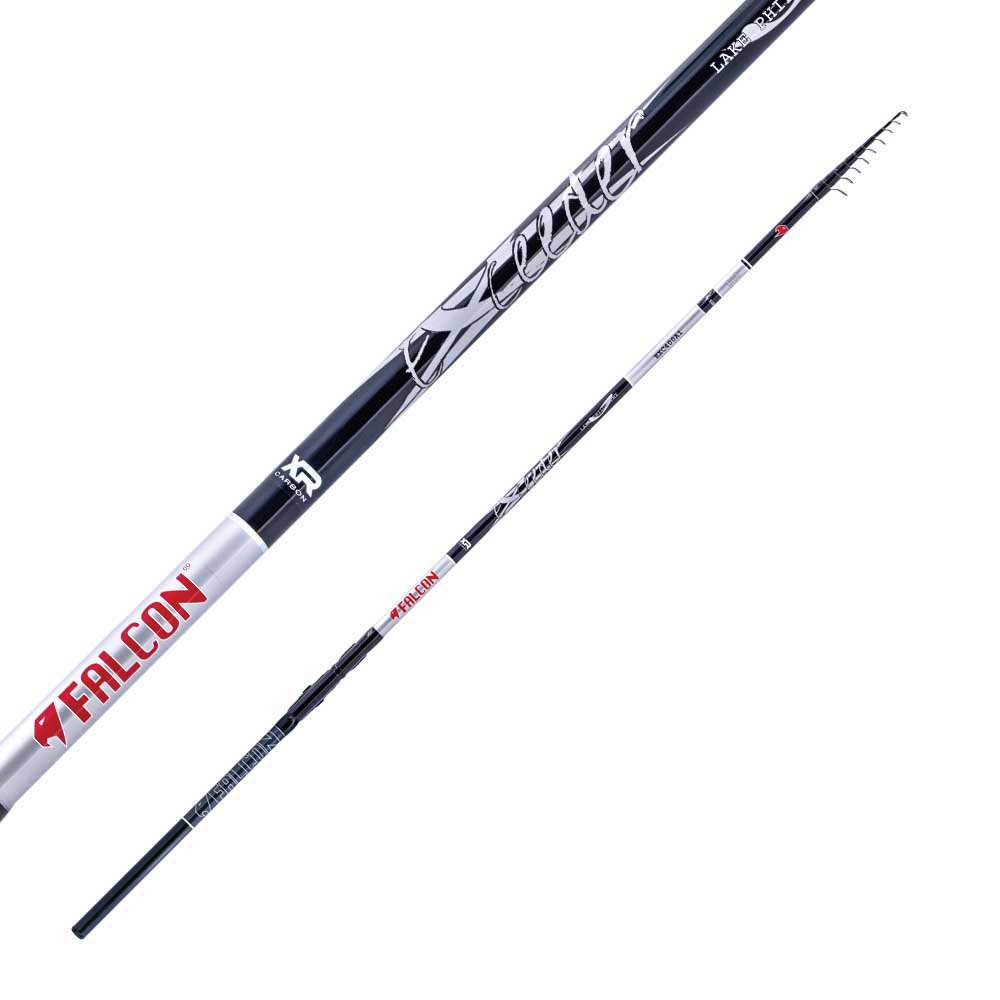 Falcon Exceeder Lake Philosophy Tele Match Rod Silber 4.00 m / 0-3 g von Falcon