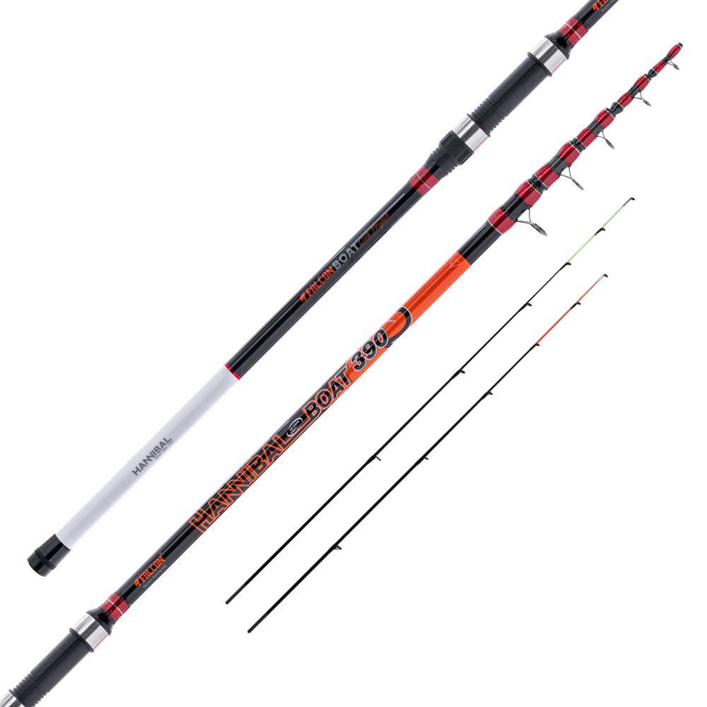 Falcon Hannibal Boat Tele Bottom Shipping Rod Silber 3.60 m / 20-150 g von Falcon