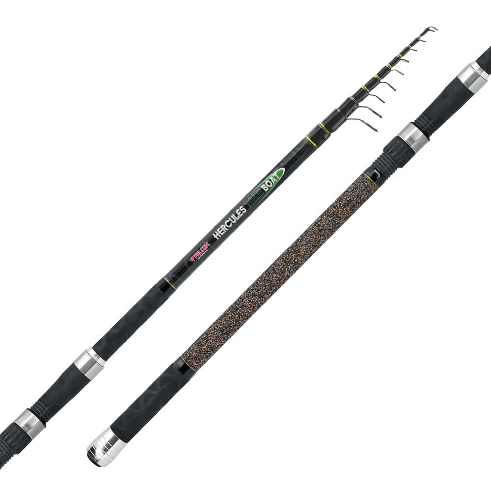 Falcon Hercules Tele Boat Bottom Shipping Rod Silber 3.00 m / 100-250 g von Falcon