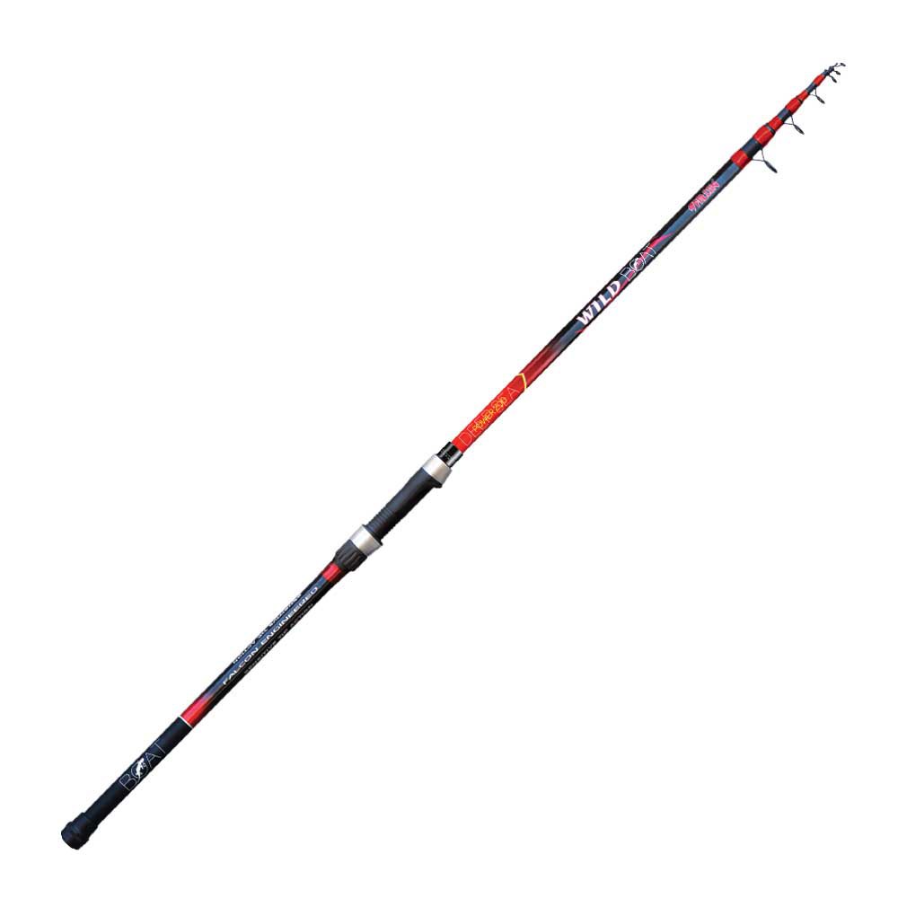 Falcon Wild Boat Tele Bottom Shipping Rod Silber 3.00 m / 200 g von Falcon