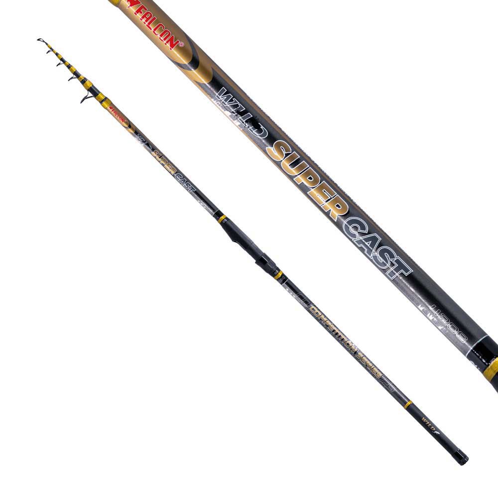 Falcon Wild Super Cast Telescopic Surfcasting Rod Golden 4.20 m / 180 g von Falcon