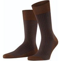 FALKE Oxford Stripe Socken Herren chestnut 39-40 von Falke